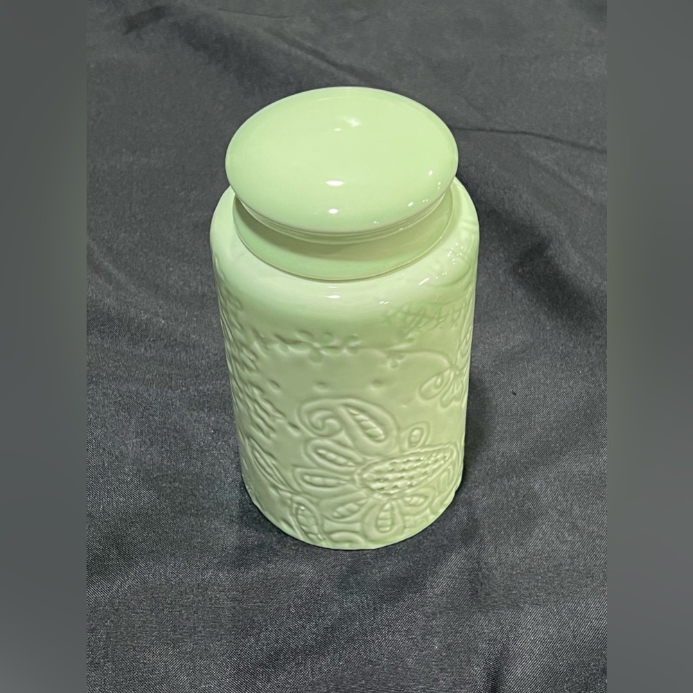 Anthropologie Ceramic Jar/Canister with Lid